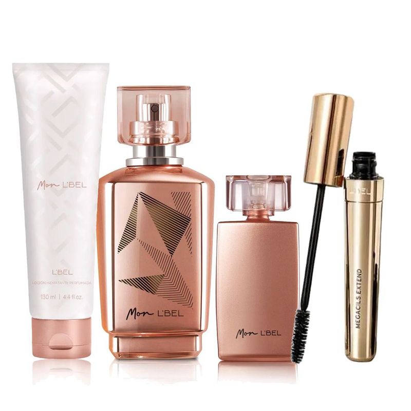 LBEL - Mon Perfume de Mujer con Mini Locion Perfumada y Megacilis