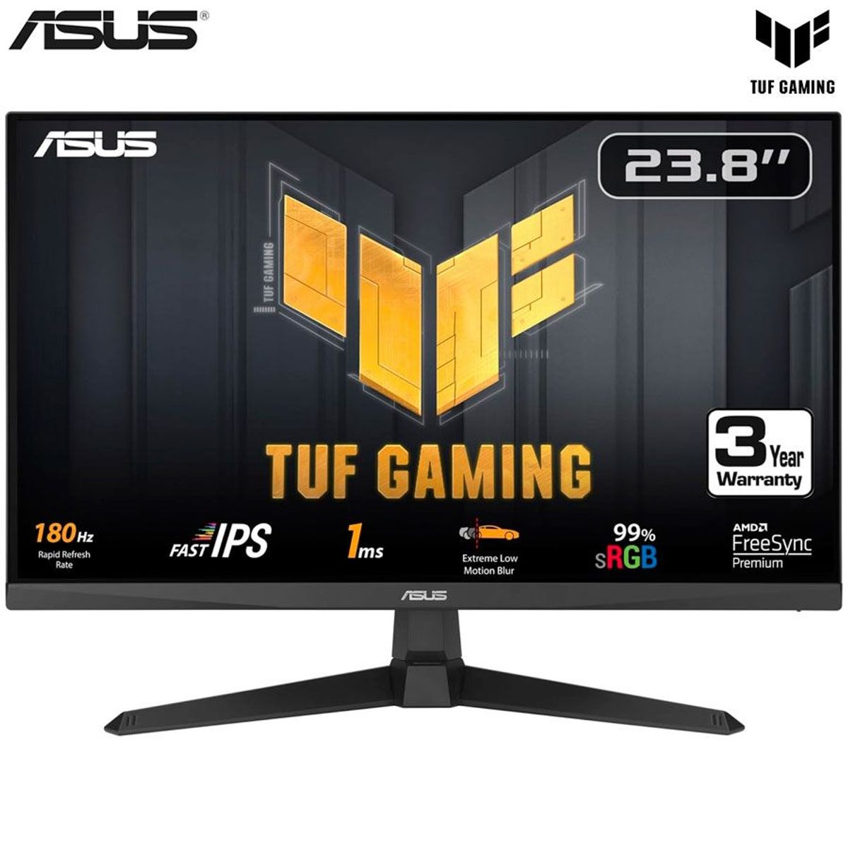 ASUS - Monitor ASUS TUF Gaming VG249Q3A 24 Full HD 180Hz 1ms Fast IPS
