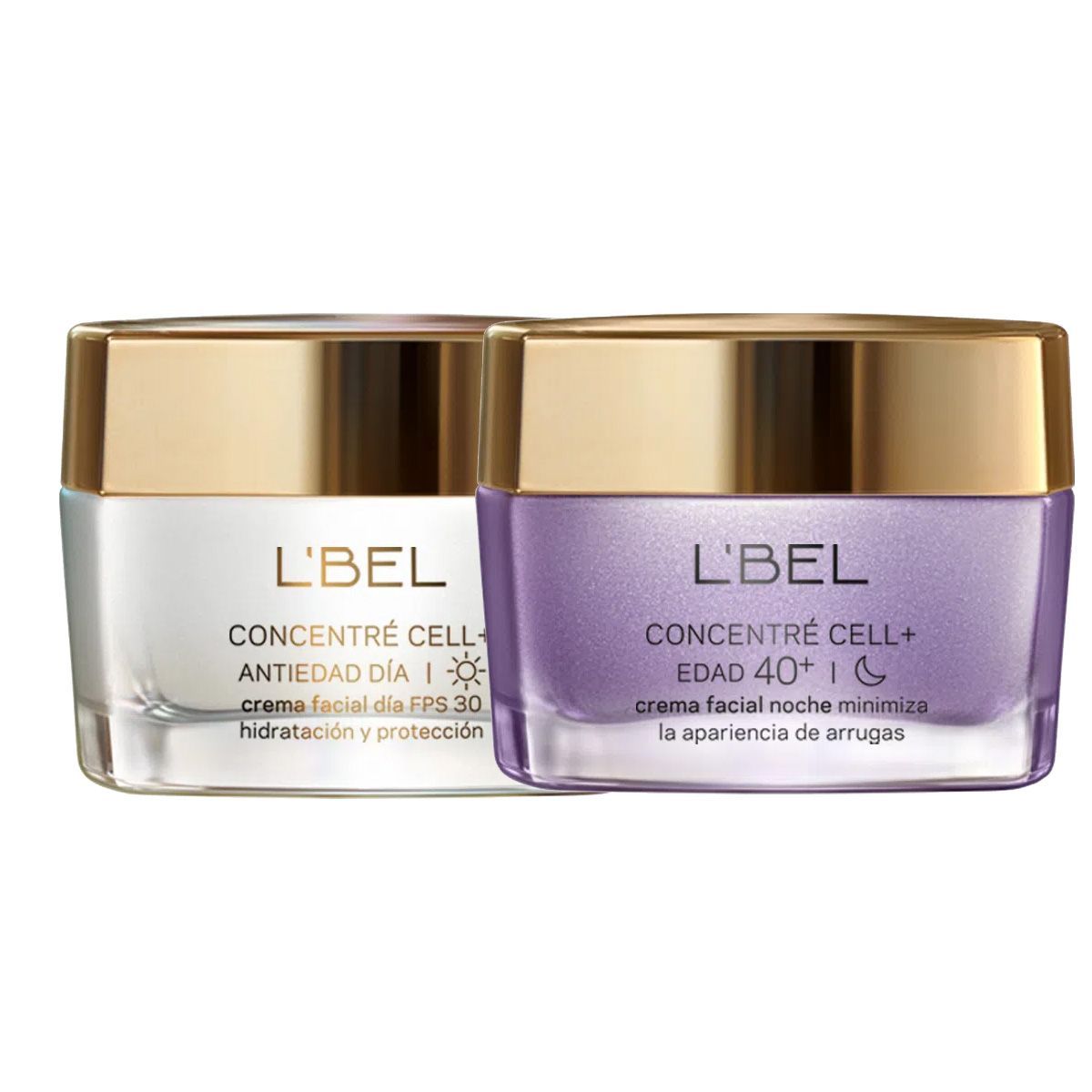 LBEL - Rutina 40 Concentré Cell Crema Antiedad Día y Noche 50g