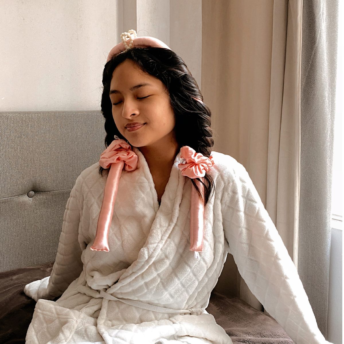 GENERICO - Rizador de Cabello Sin Calor 2 Collets 1 Gancho - Golden