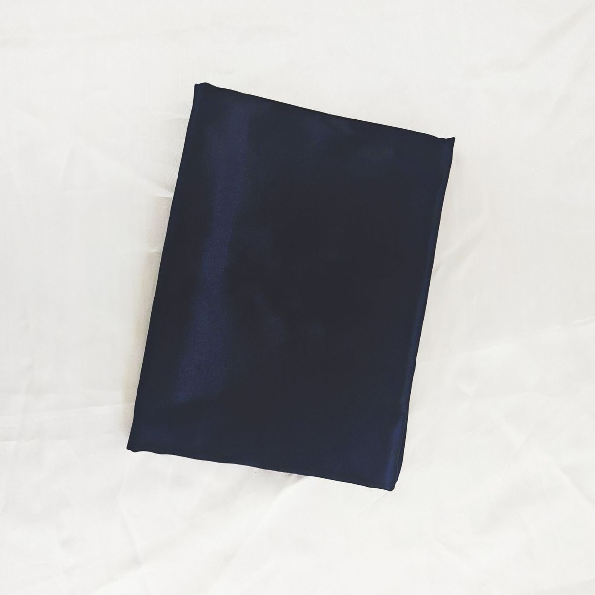 GENERICO - Funda de Almohada de Satín Antifrizz 50x70 cm - Azul