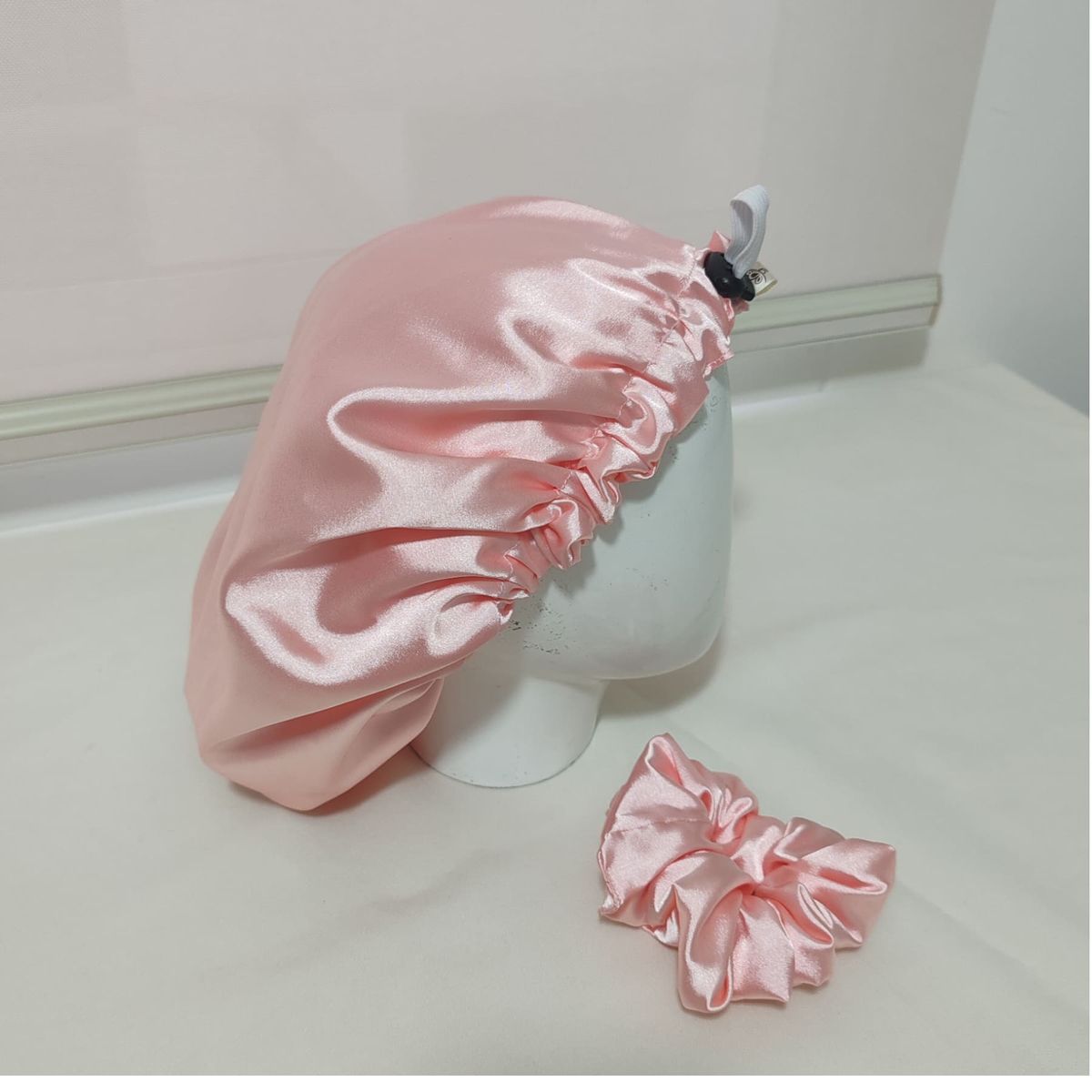 GENERICO - Gorro Antifrizz en Satín para Dormir - Color Rosa