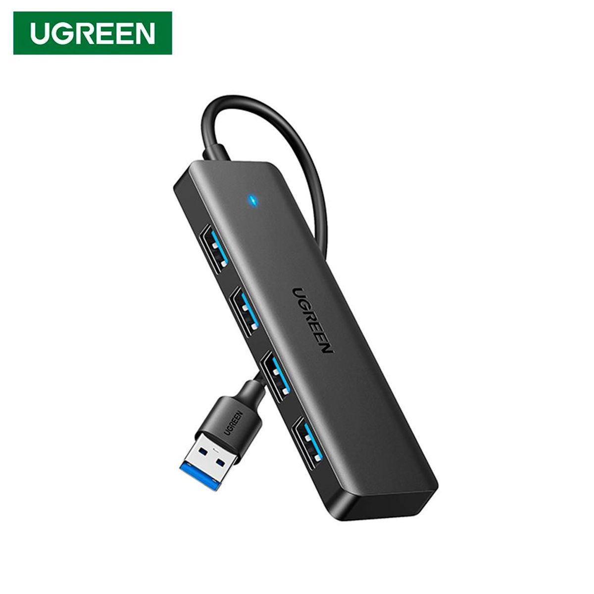 UGREEN - Hub Adaptador Ugreen Usb A 3.0 x4 Puertos PC, Ps5, xbox