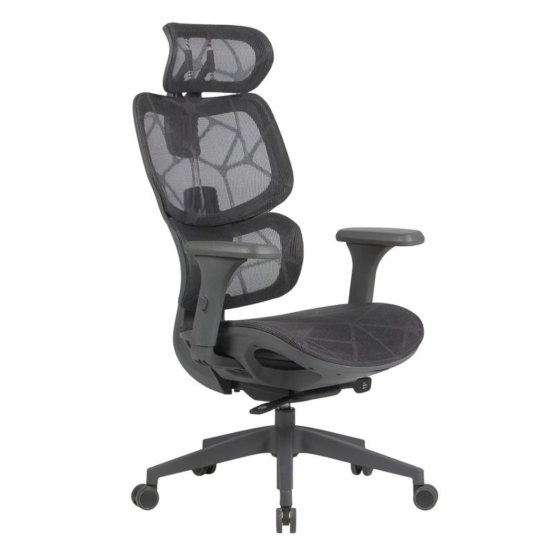 OFIDEAS - Silla De Oficina Sam Presidencial Con Cabecera Negro Ofideas