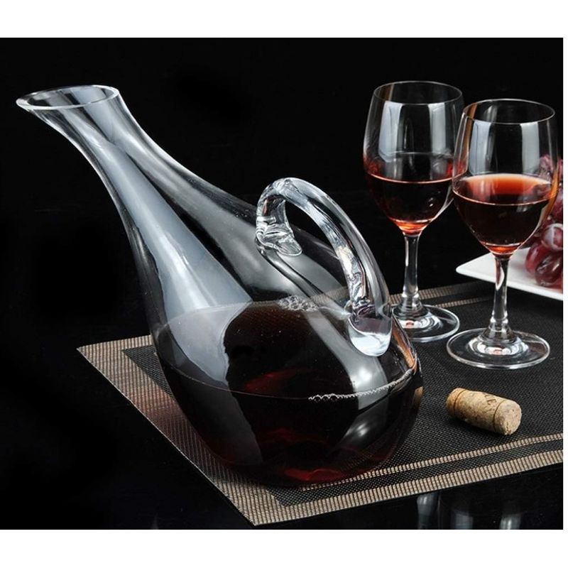 GENERICO - Jarra Decantadora de Vino Inclinada con  Asa