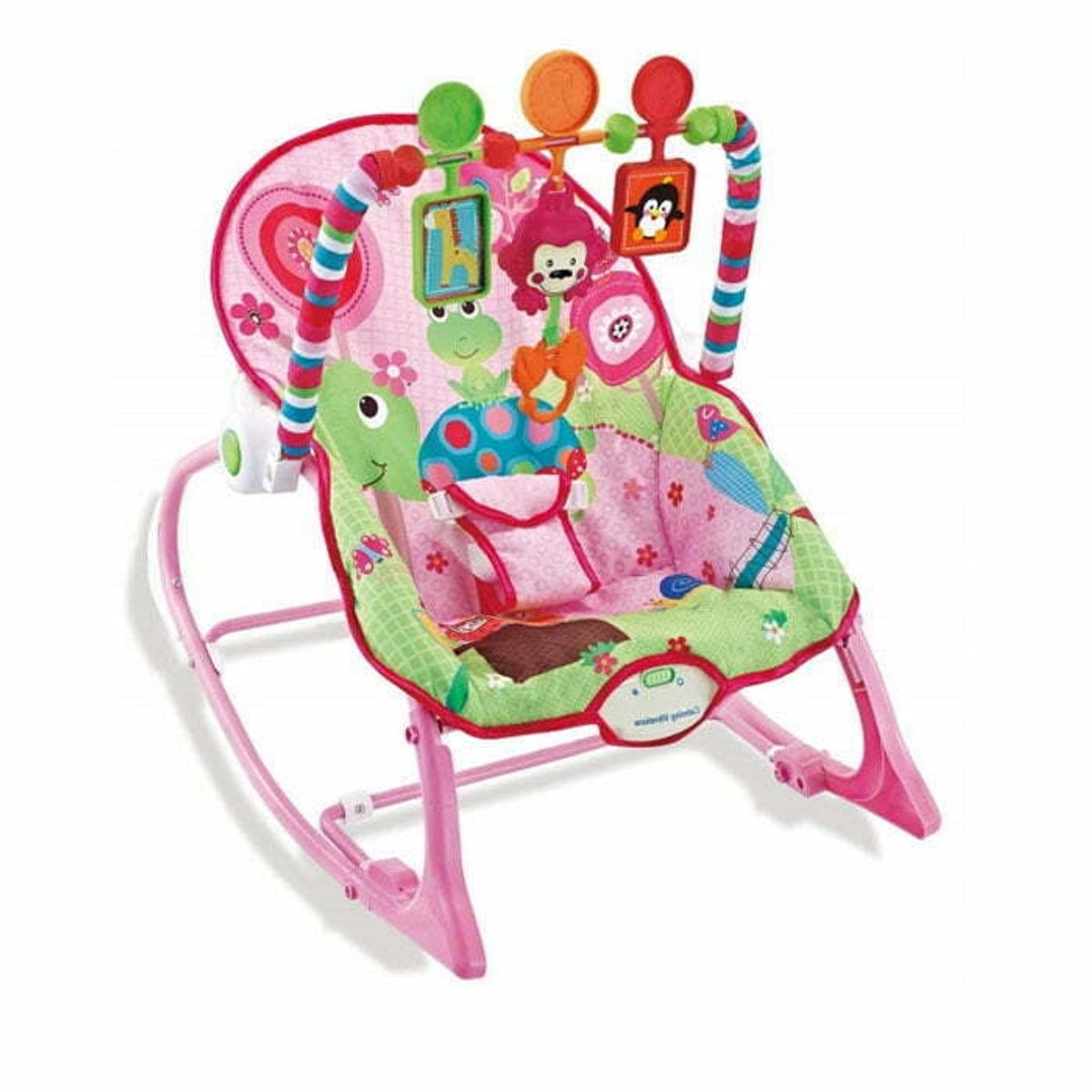 GENERICO - SILLA MECEDORA MUSICAL TORTUGA ROSADO