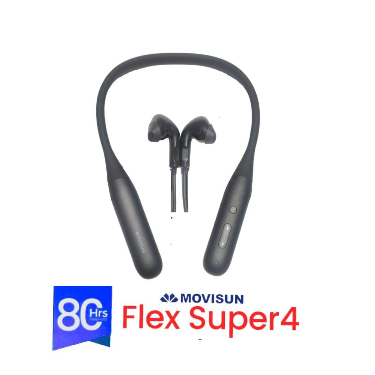 MOVISUN - Audifonos Bluetooth Inalambrico Depoirtivo Movisun Flex Super4