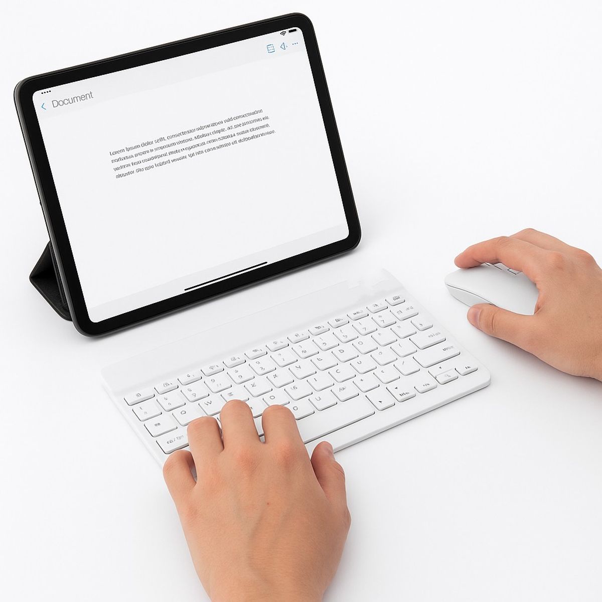 GENERICO - Combo Teclado + Mouse Inalámbricos Silenciosos para Trabajo y Estudio