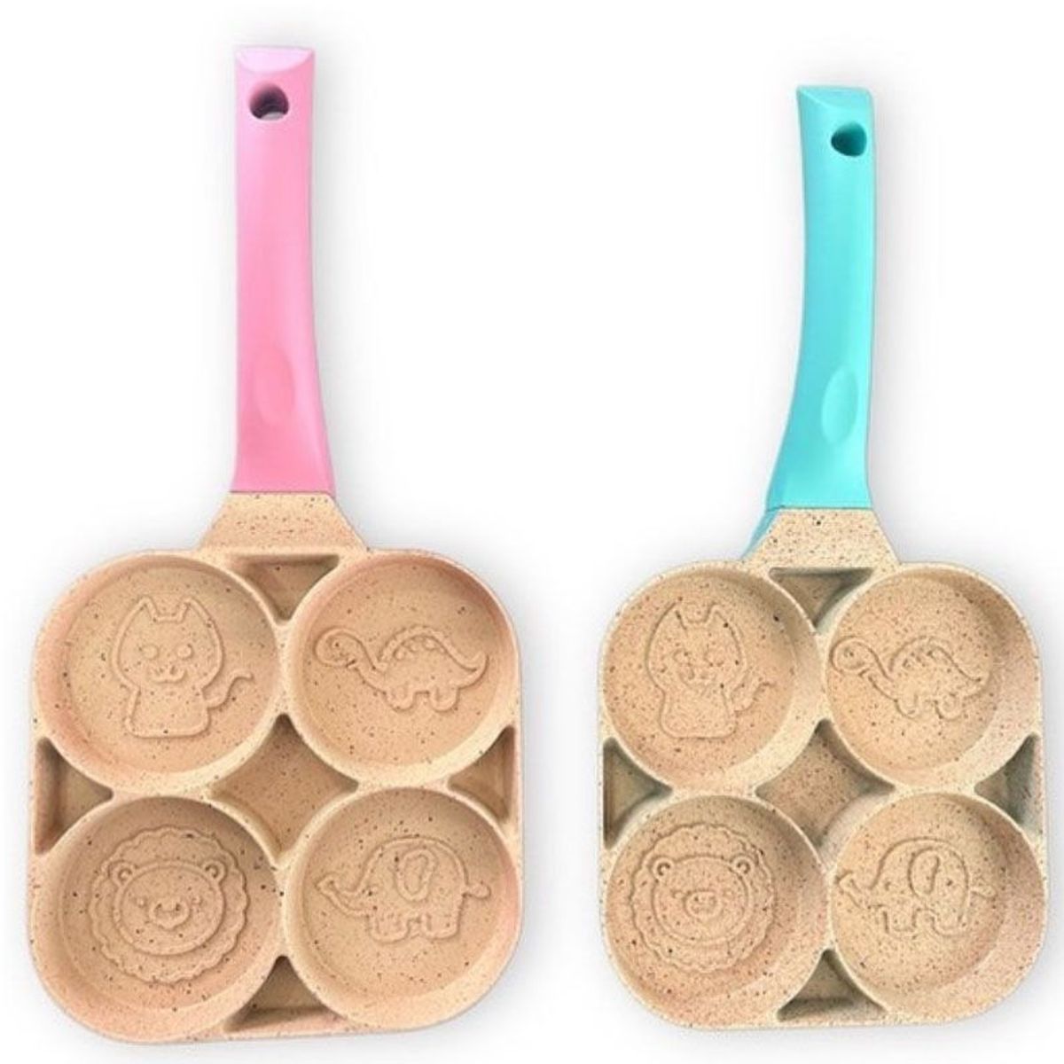 GENERICO - SARTEN ANTIADHERENTE 4 DIVISIONES PARA LONCHERAS CON DISEÑOS