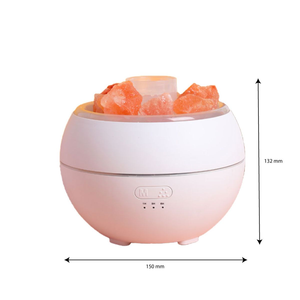 GENERICO - Difusor y Humificador Ultrasónico volcán de 360 ml para Ambientes