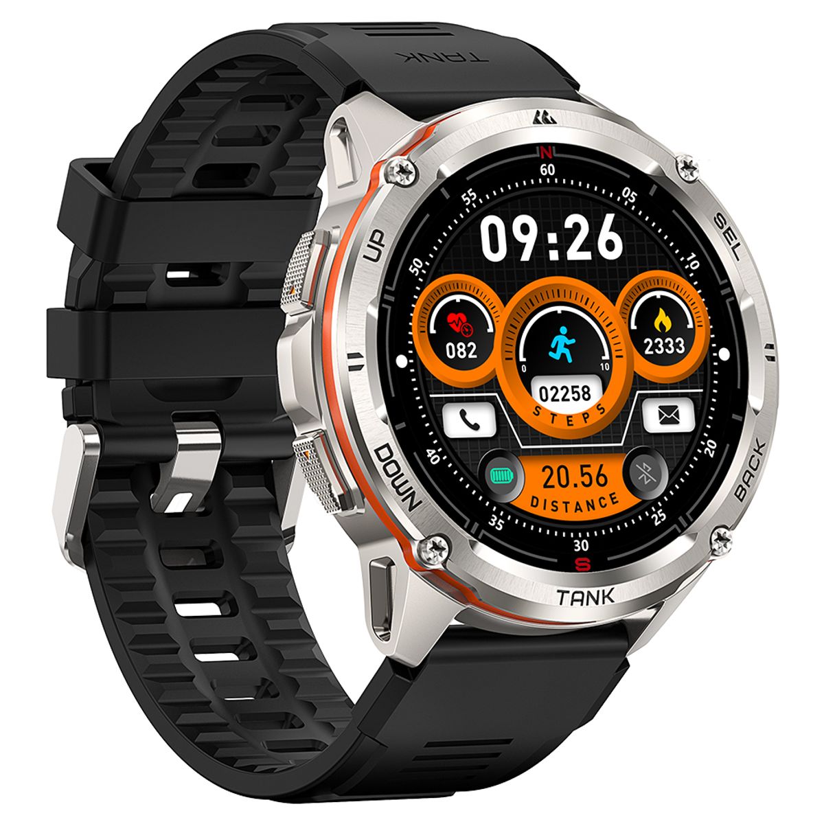 KOSPET - Smartwatch Kospet Tank T3 Ultra GPS Grado Militar Plateado