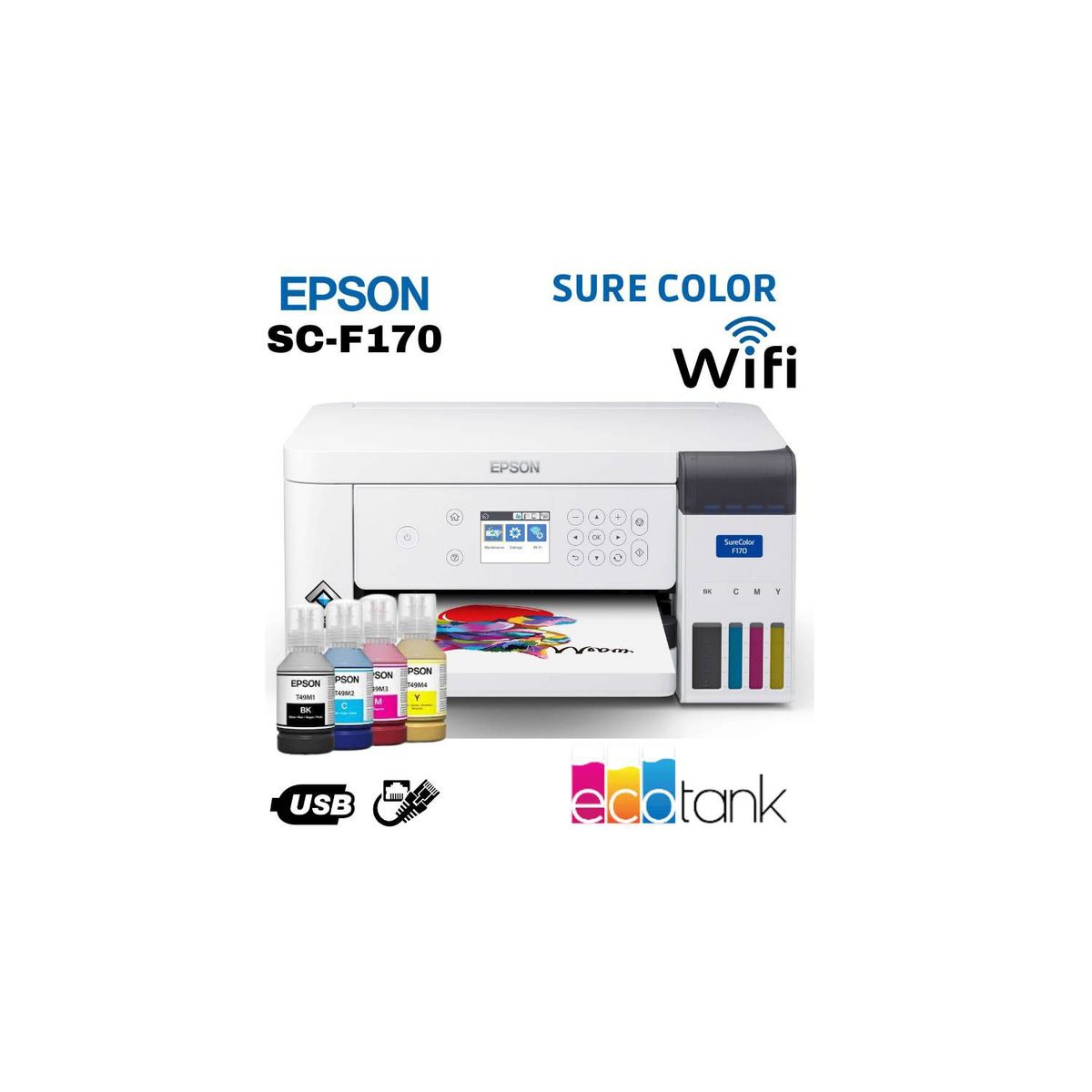 EPSON - Impresora Epson SC- F170 Sublimación A4 SureColor