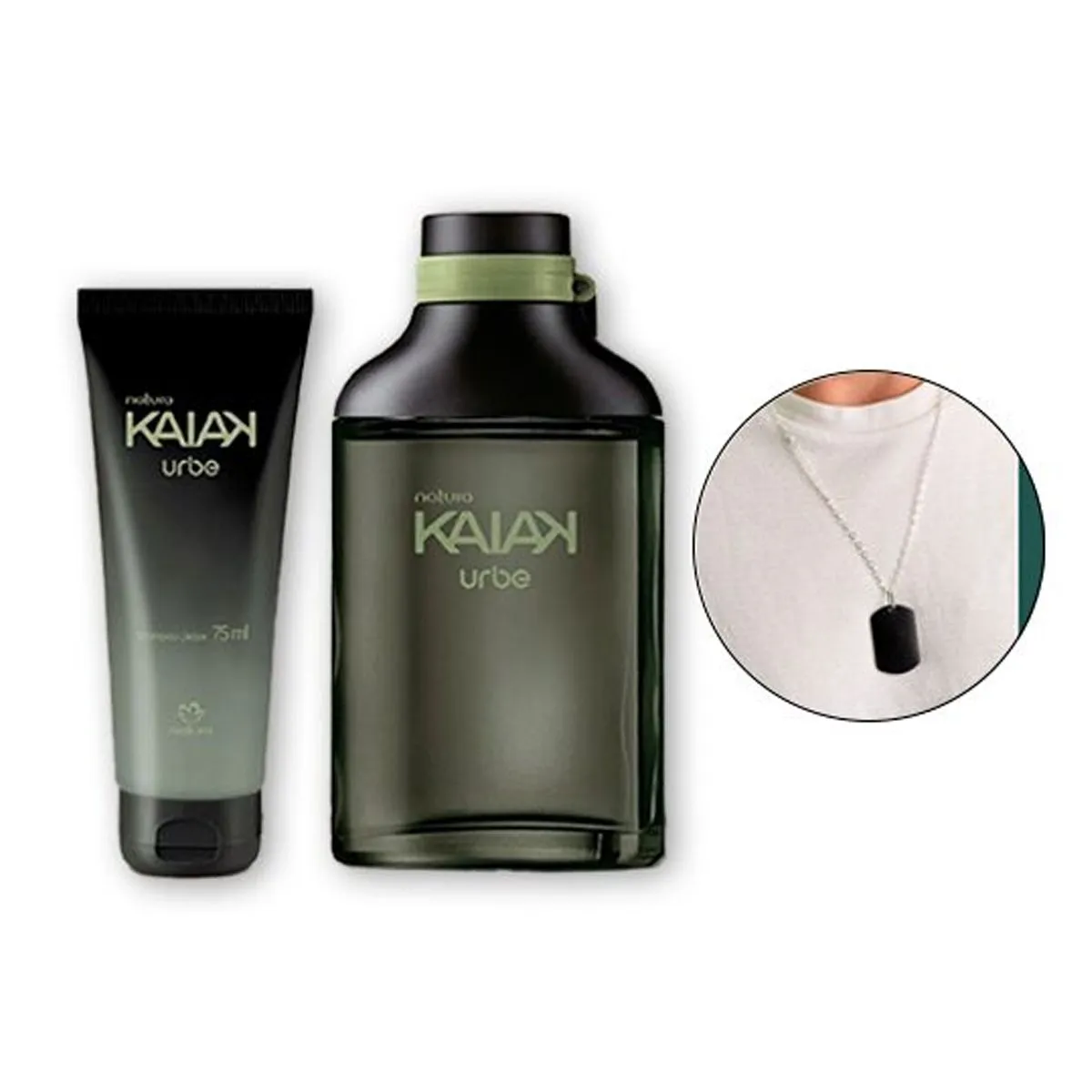 Natura - Kaiak Urbe Fragancia de Hombre con Shampoo y Cadena