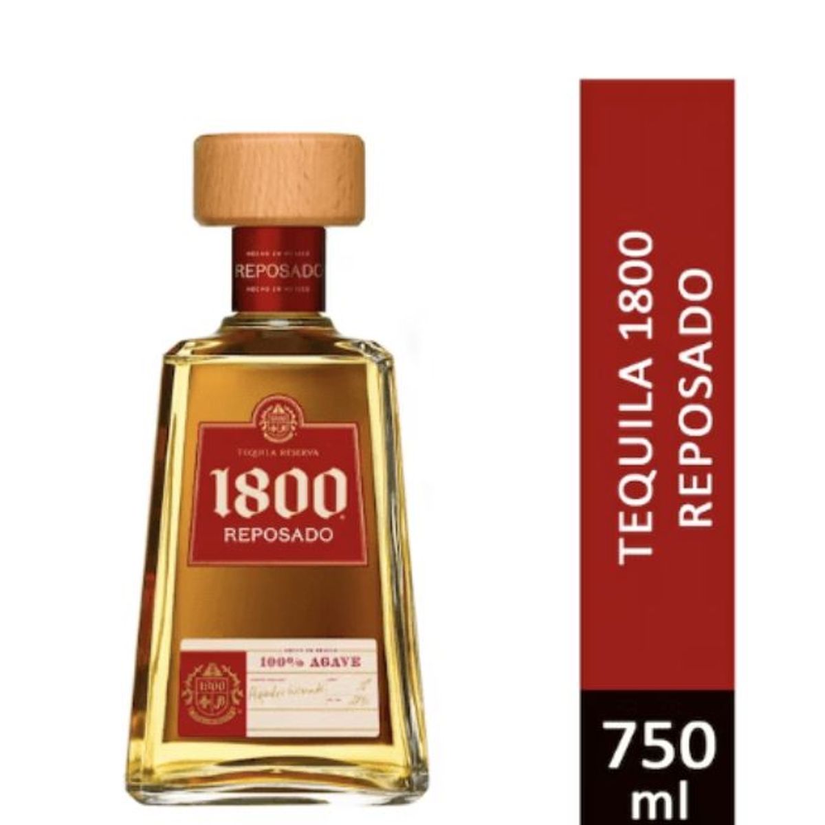 1800 - Tequila reserva 1800 reposado 750ml agave