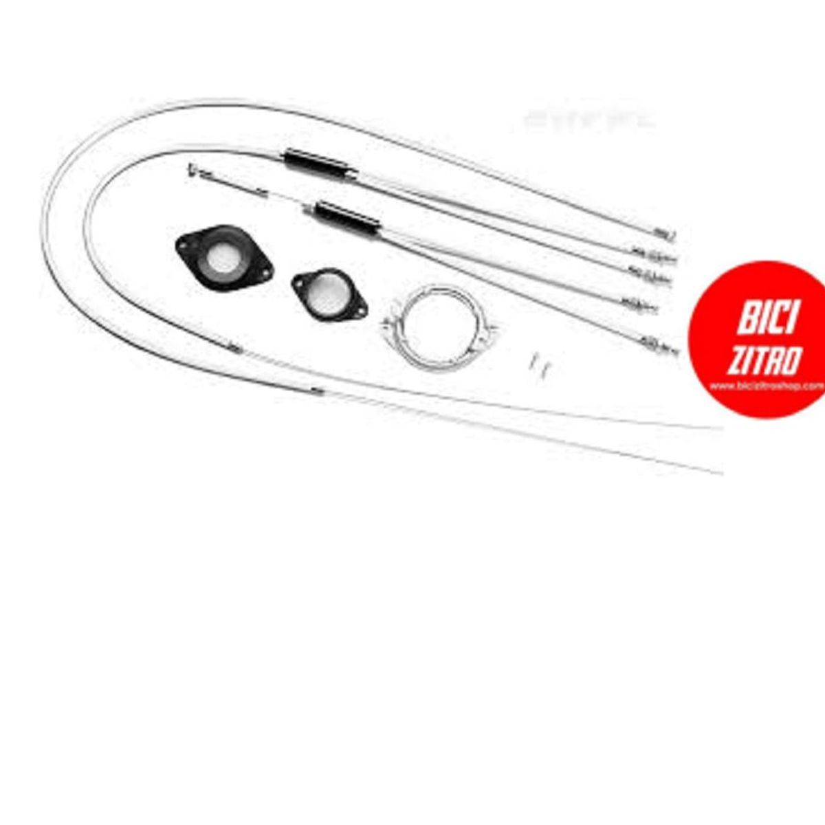 GENERICO - JUEGO DE CABLES Y ROTOR 360 PARA BMX