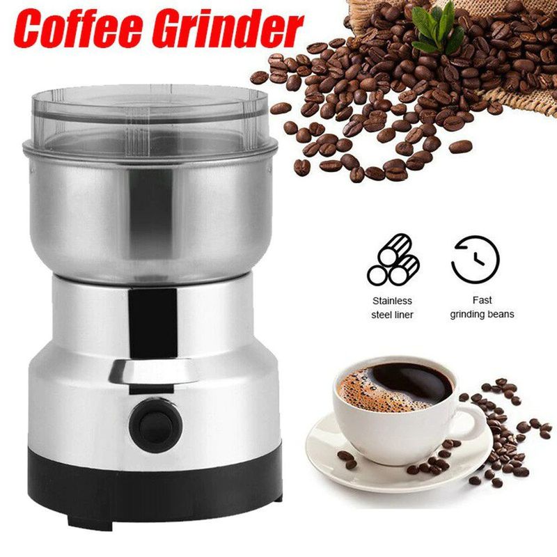OEM - Molinillo Eléctrico de 4 Aspas Triturador de Café y Granos 300 Watts
