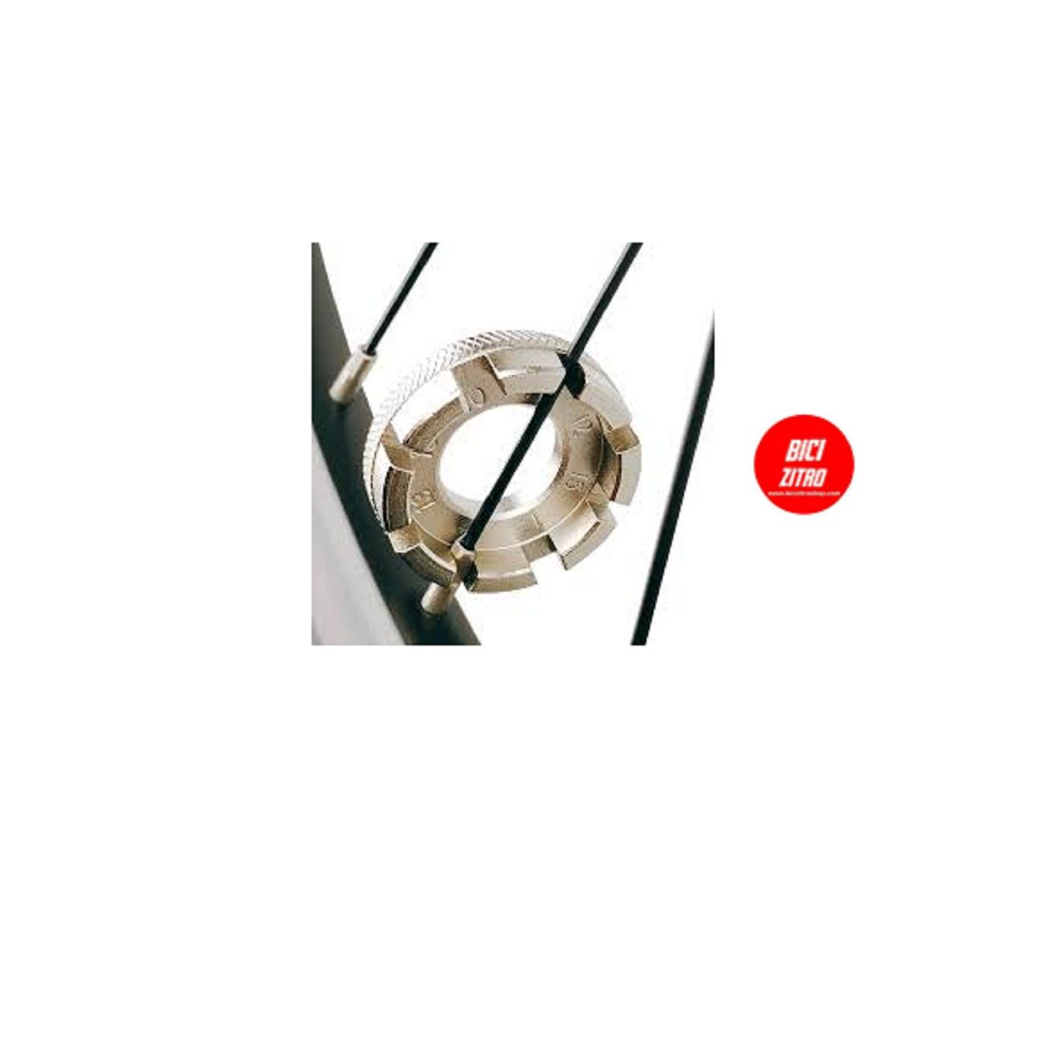 GENERICO - LLAVE DE ACERO PARA AJUSTAR RAYOS DE BICICLETA