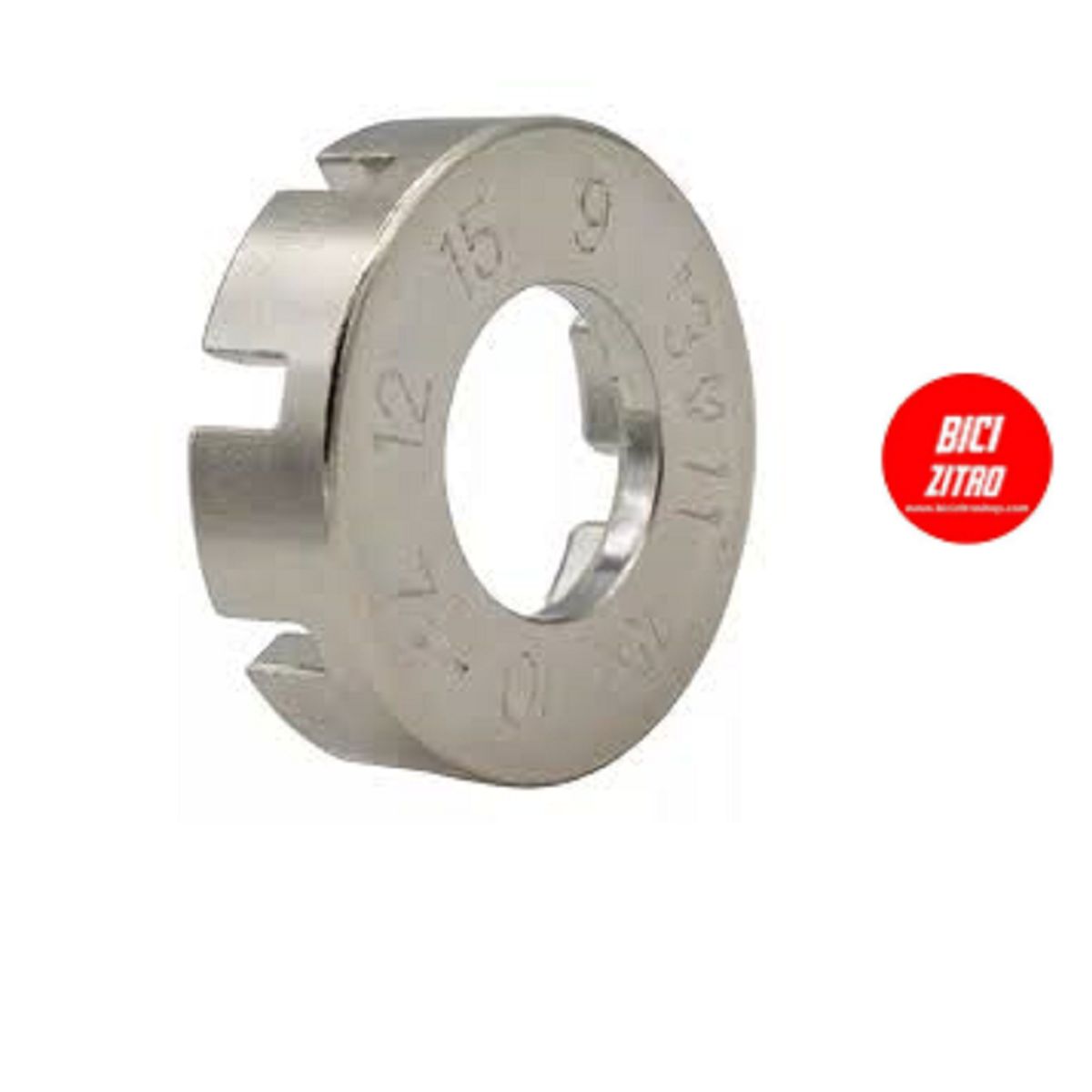 GENERICO - LLAVE DE ACERO PARA AJUSTAR RAYOS DE BICICLETA