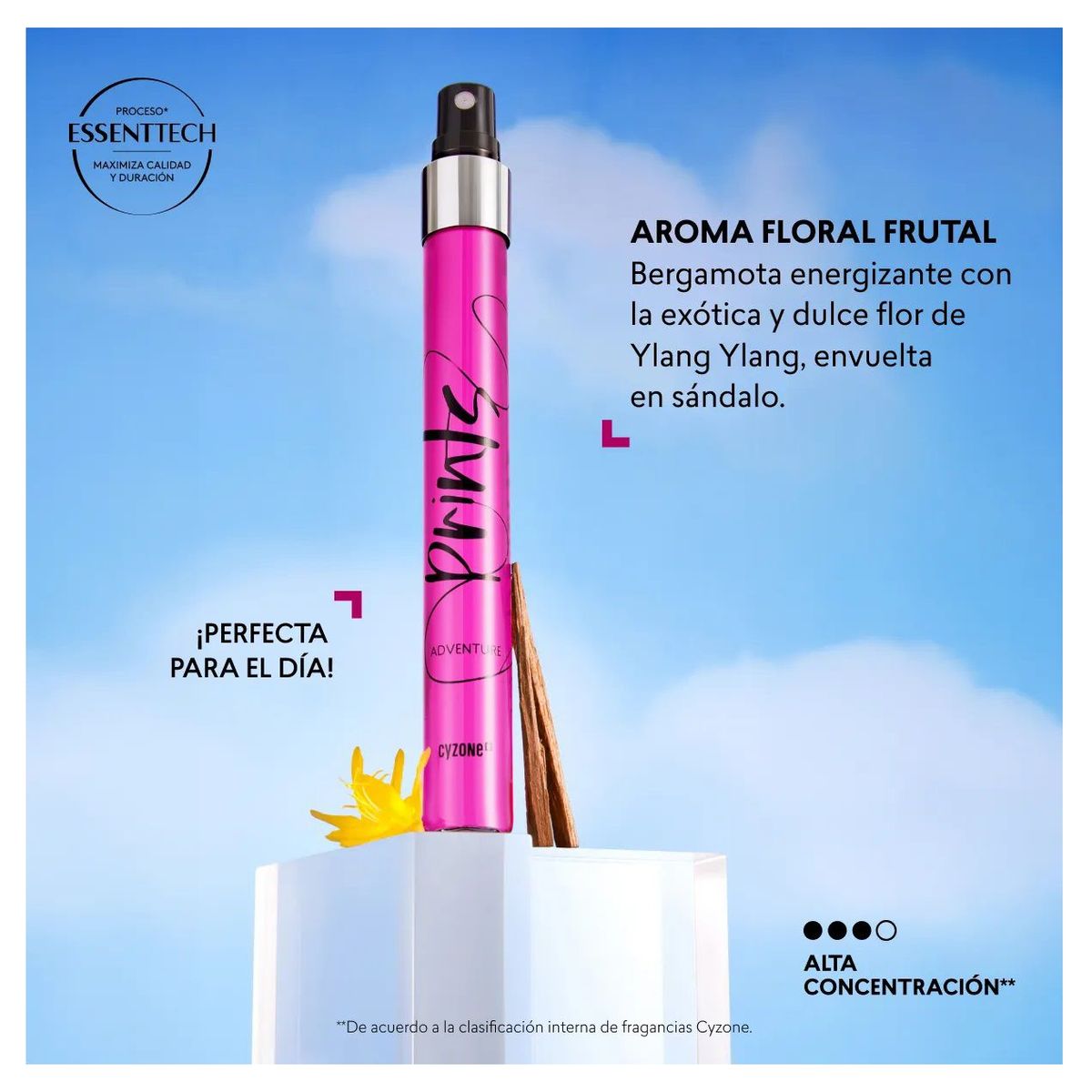 CYZONE - Perfume Prints Adventure Cyzone Esika 30ml Aroma Floral