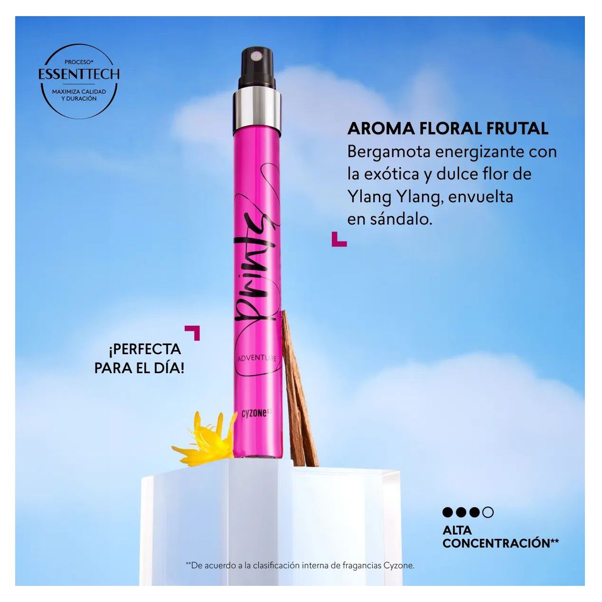 CYZONE - Perfume Prints Adventure Cyzone Esika 30ml Aroma Floral