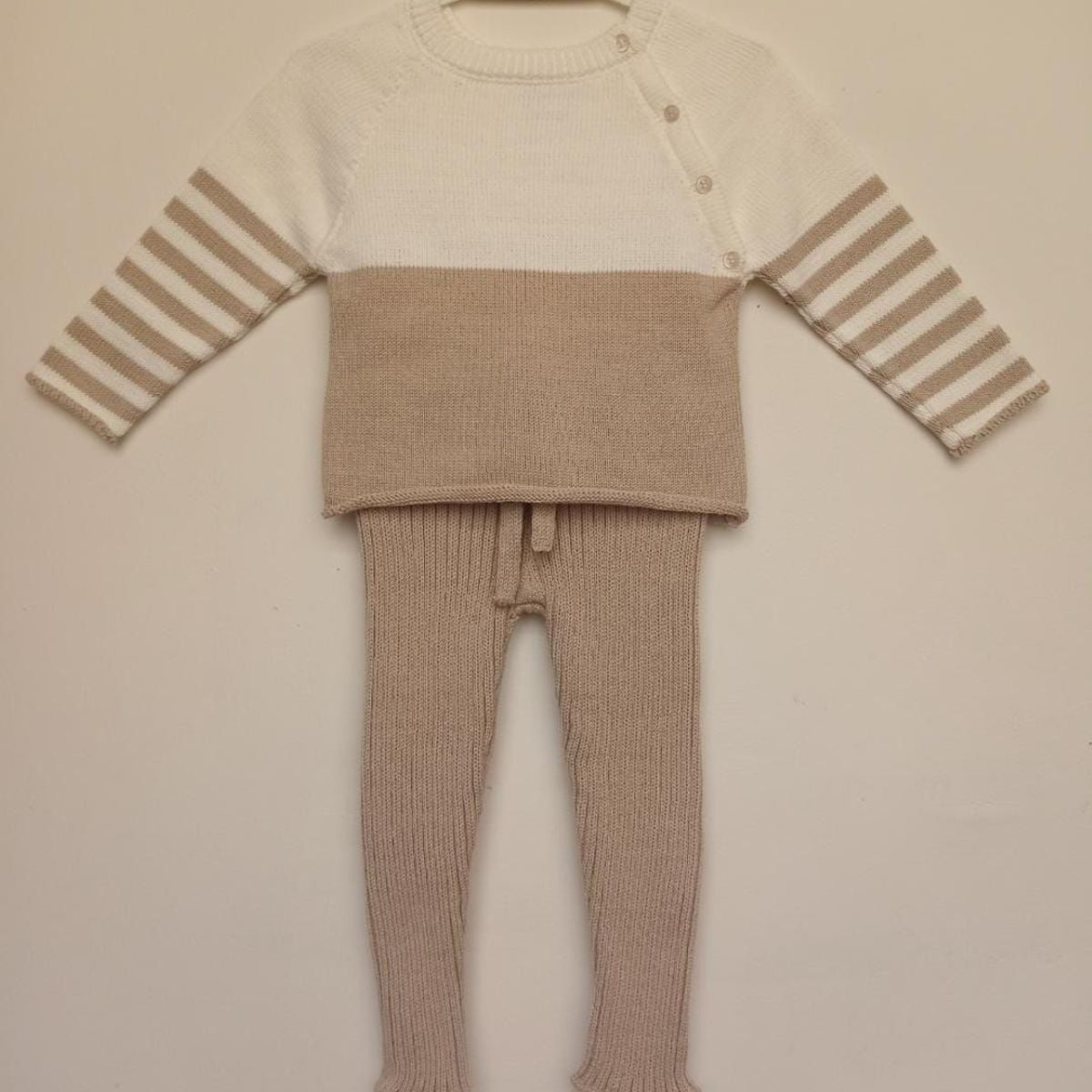 GENERICO - Conjunto Bebe 2 piezas. Chaqueta + PantalÃ³n Mandalay Knits