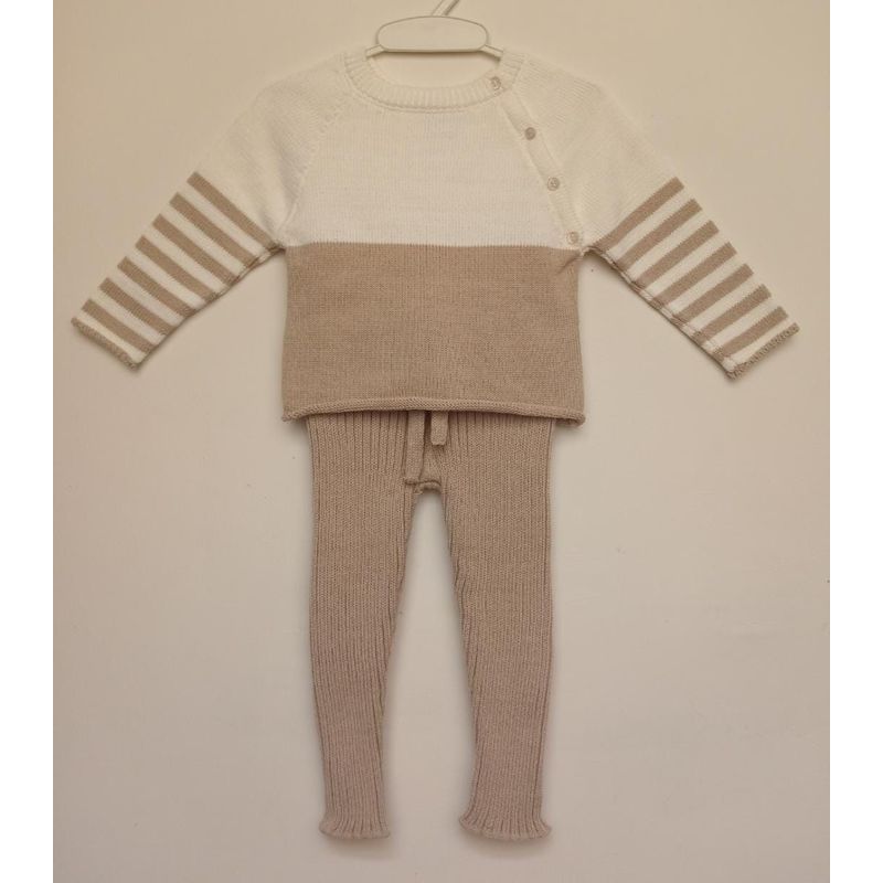 GENERICO - Conjunto Bebe 2 piezas. Chaqueta + PantalÃ³n Mandalay Knits