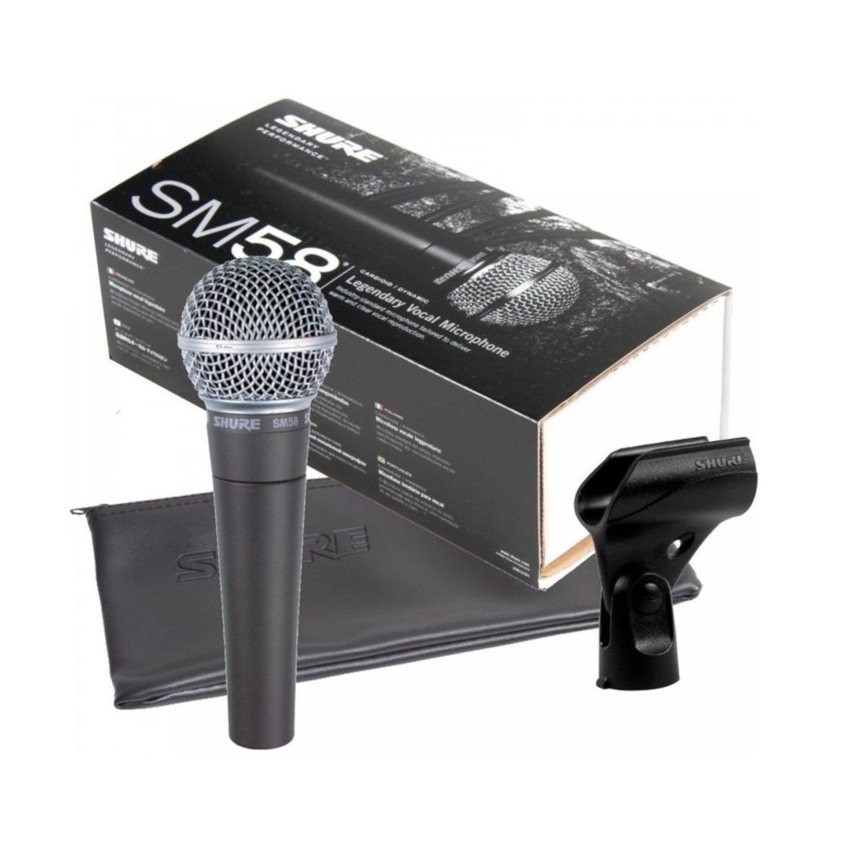SHURE - Microfono Dinámico Vocal Shure SM58-LC