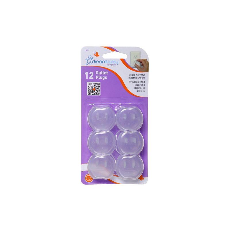 DREAMBABY - Protector para tomacorriente Dreambaby – Pack de 12
