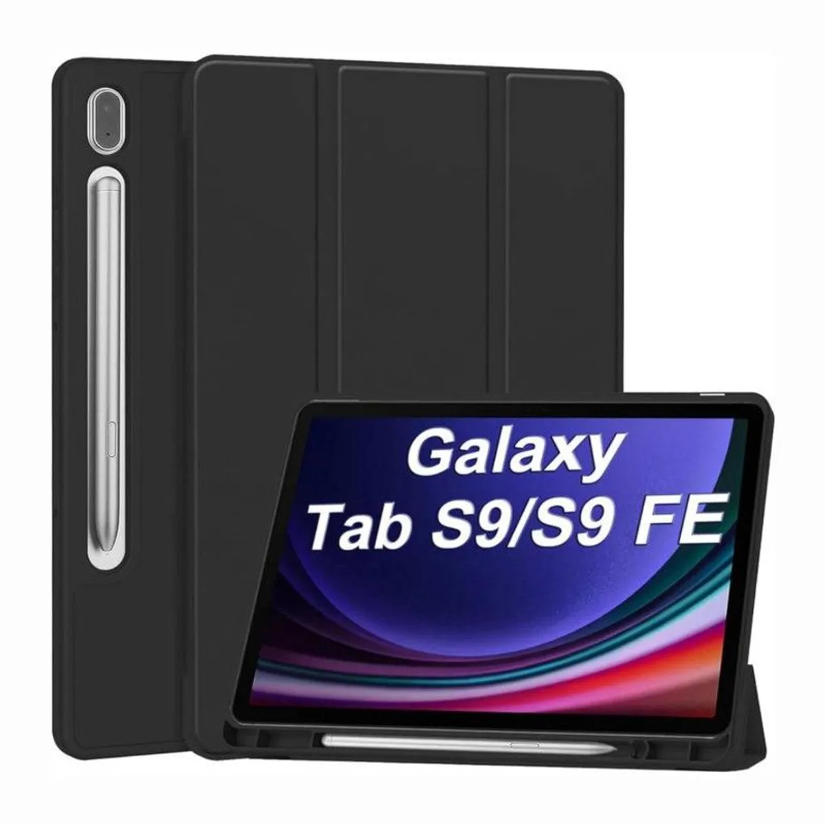 GENERICO - Funda O Cover Para Tablet Samsung S9 o S9 FE - Negro