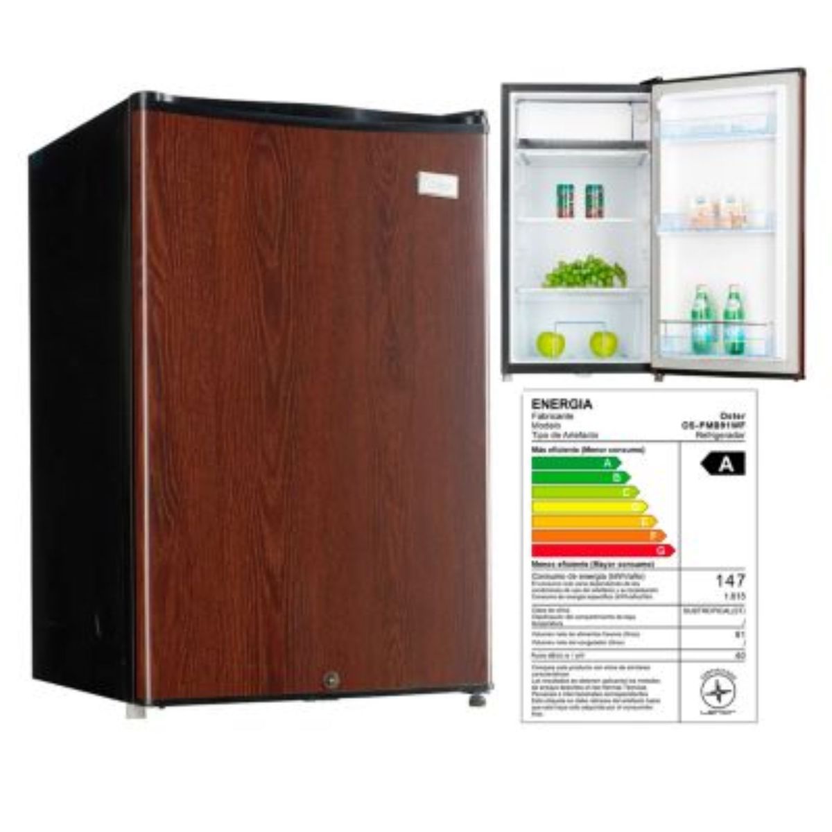 OSTER - Frigobar Oster OS-PMB91WF 91 Litros