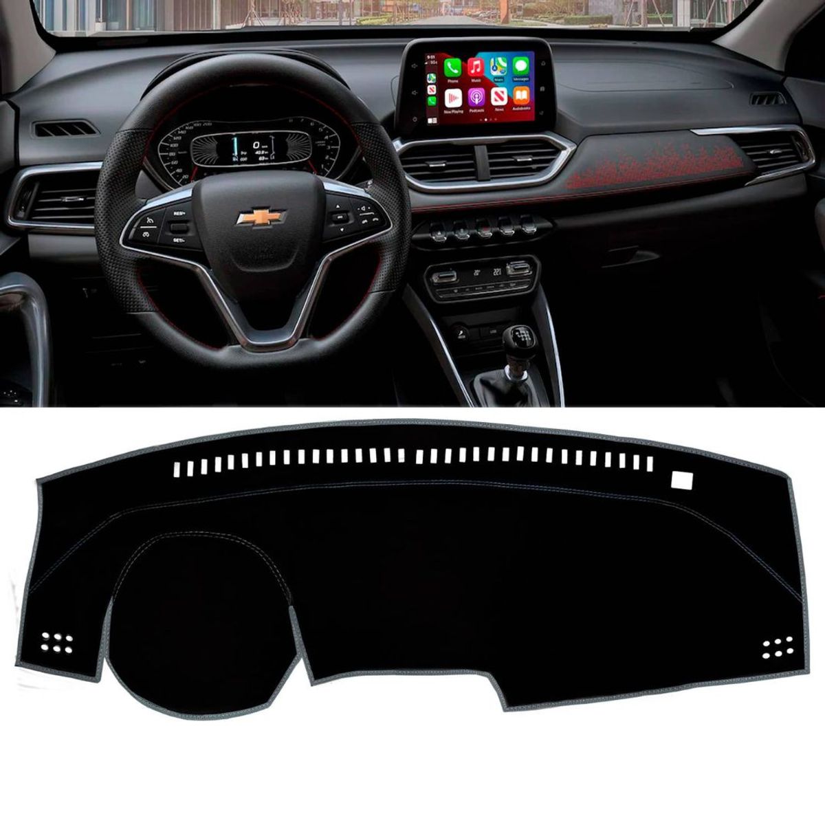 SMART COVER - Tapete protector de tablero chevrolet groove 2020-2024