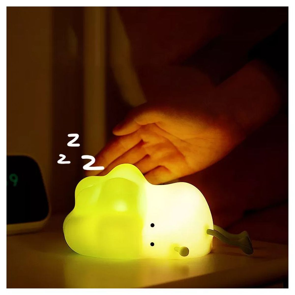 EMALLRINA - Lámpara  Noche LED Diseño Cartoon Luz Cálida - Regalo