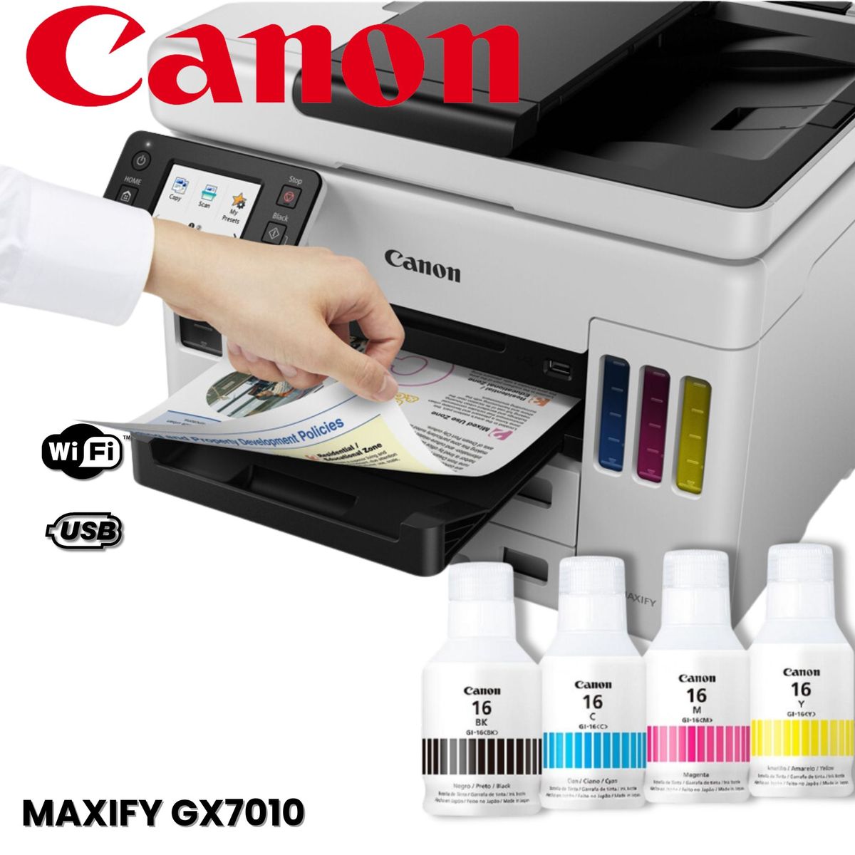 CANON - IMPRESORA MULTIFUNCIONAL CANON MAXIFY GX7010