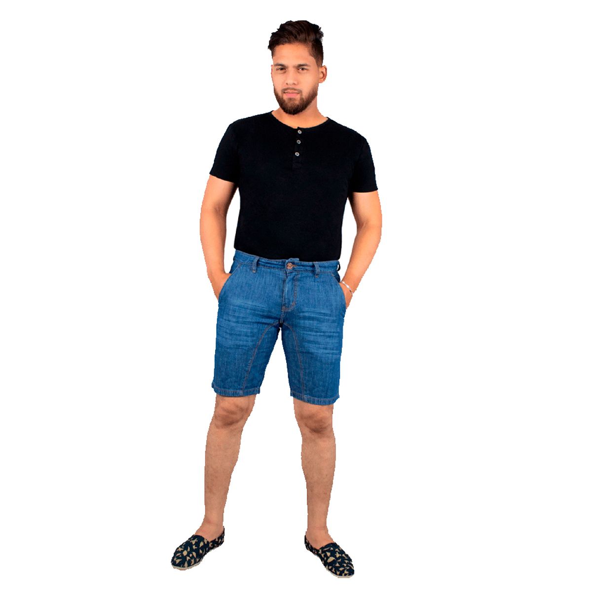 ZOHAR - Bermuda para hombre -Dyland Snaax - STONE BLUE