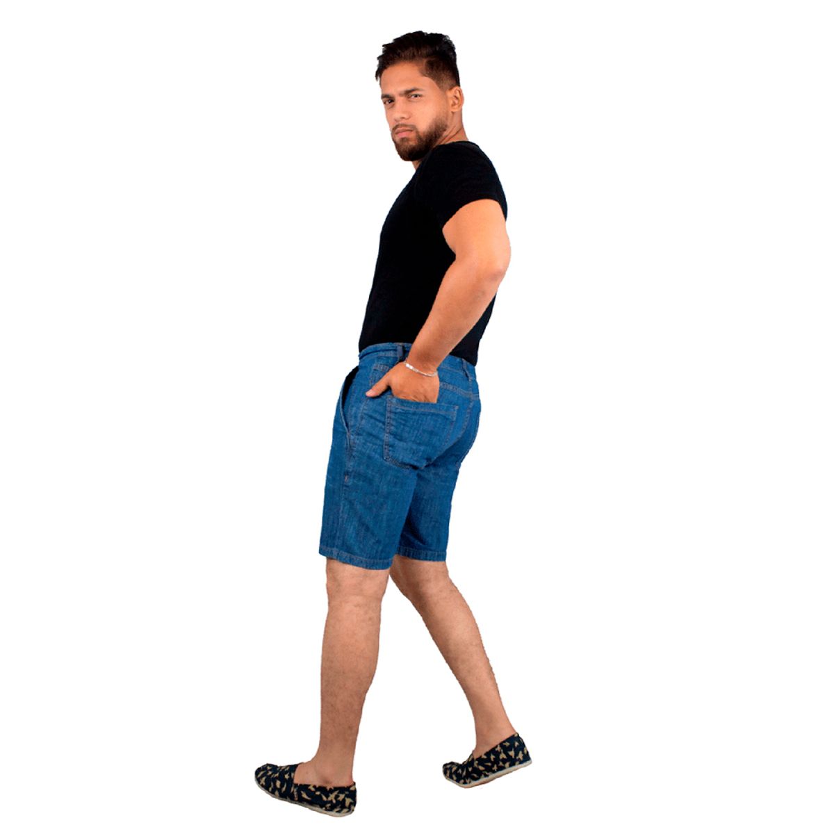 ZOHAR - Bermuda para hombre -Dyland Snaax - STONE BLUE