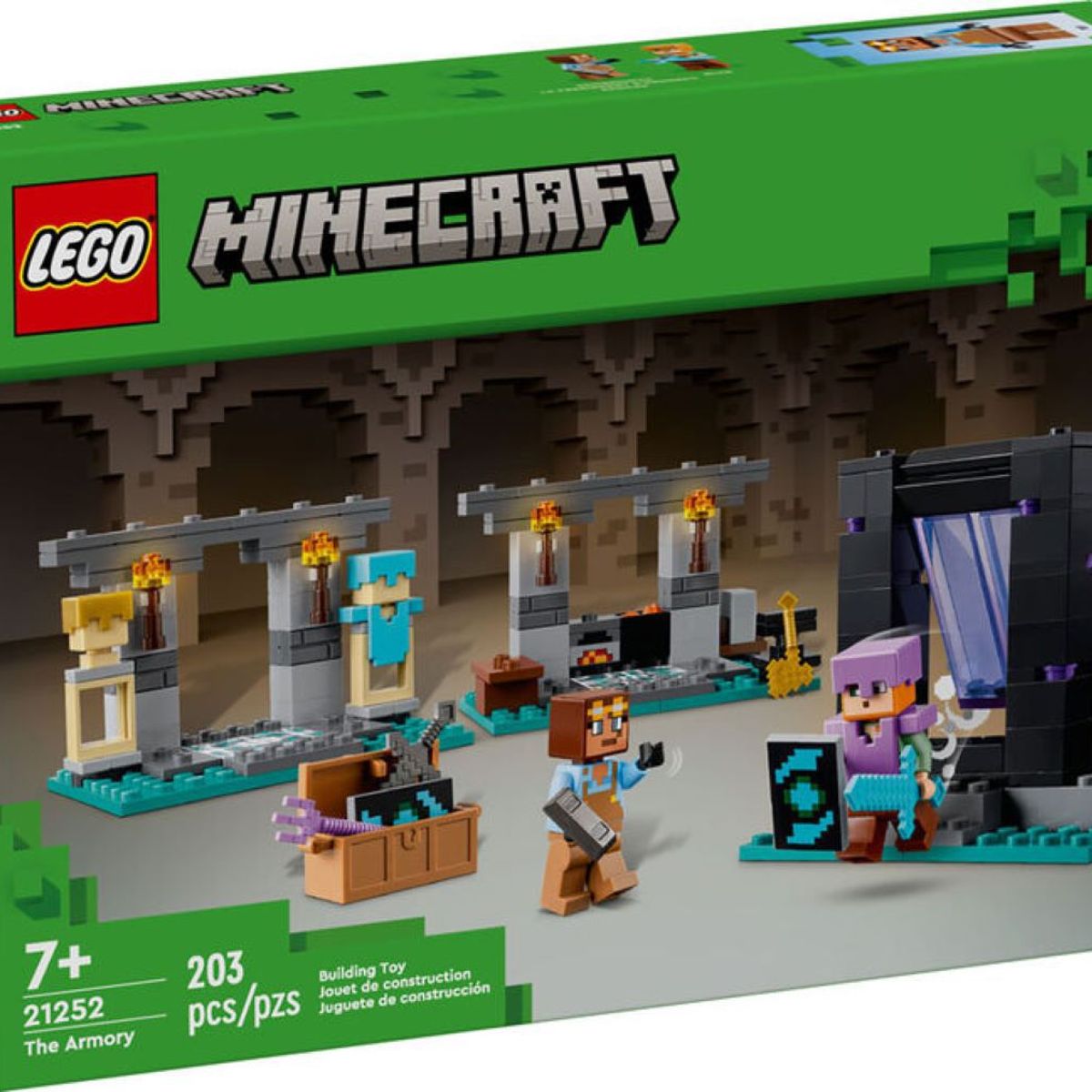 LEGO - LEGO Minecraft 21252 La Armería (203 piezas)