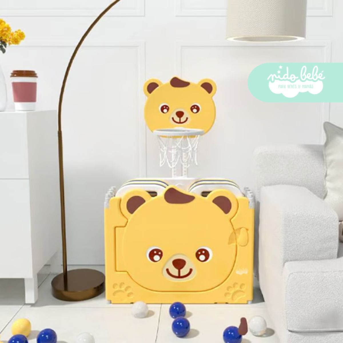 GENERICO - Corral plegable Cerco para bebé Osito de niño