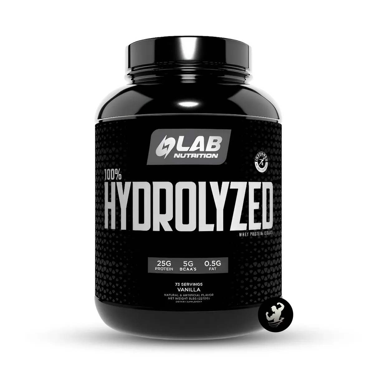 LAB NUTRITION USA - Proteína 100% Hidrolizada Lab Nutrition 5LB - Vainilla