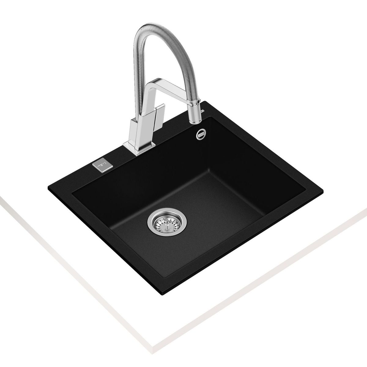 TEKA - LAVADERO DE CUARZO FORSQUARE 1-POZA 57x50x20