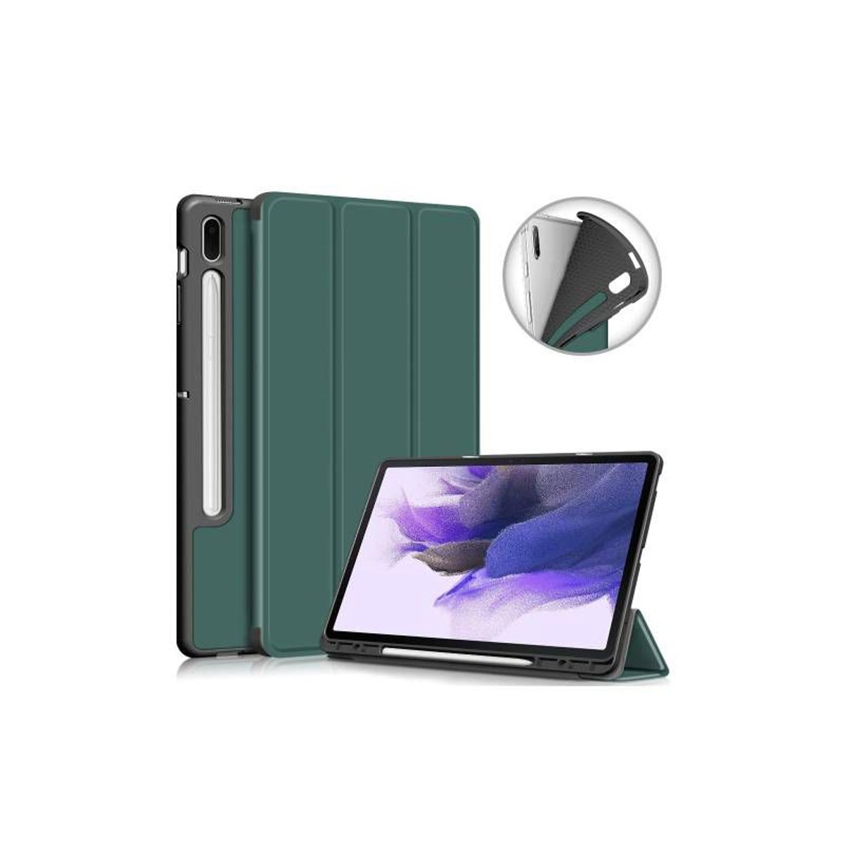 GENERICO - Funda O Cover Para Tablet Samsung S9 o S9 FE - Verde