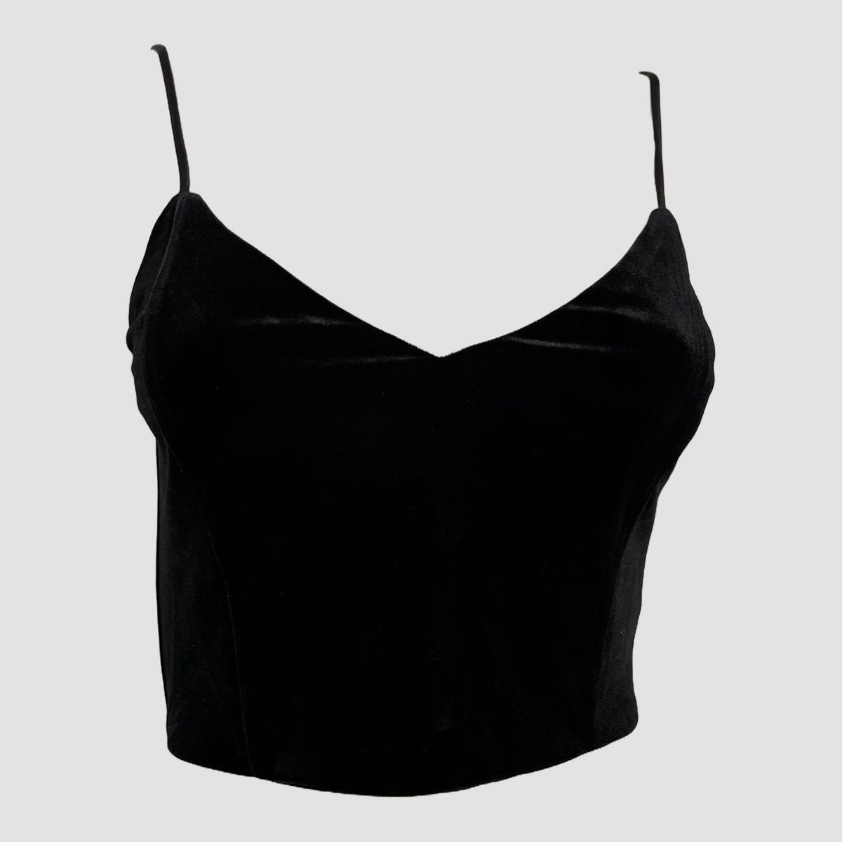 GENERICO - Crop top de terciopelo  - COSTES