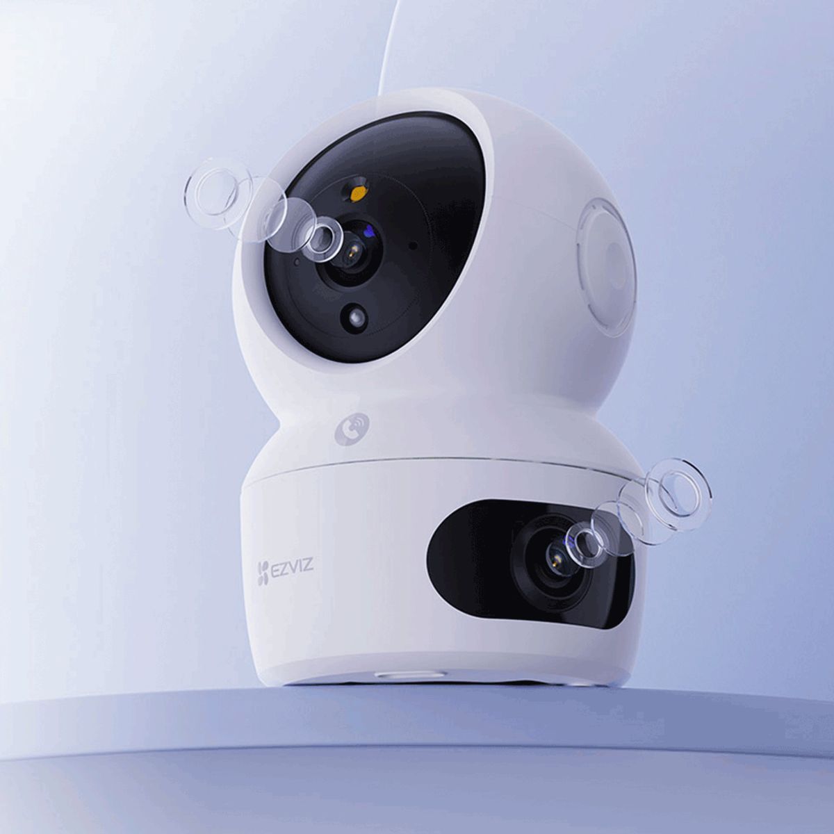 EZVIZ - CÁMARA DE SEGURIDAD INTERIOR WIFI EZVIZ DOBLE LENTE H7C
