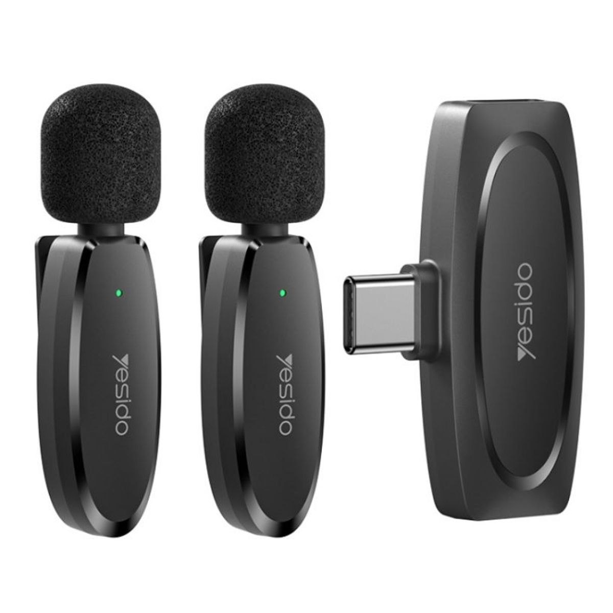 YESIDO - Microfono Inalambrico Tipo C - Para Celular - X2 Yesido