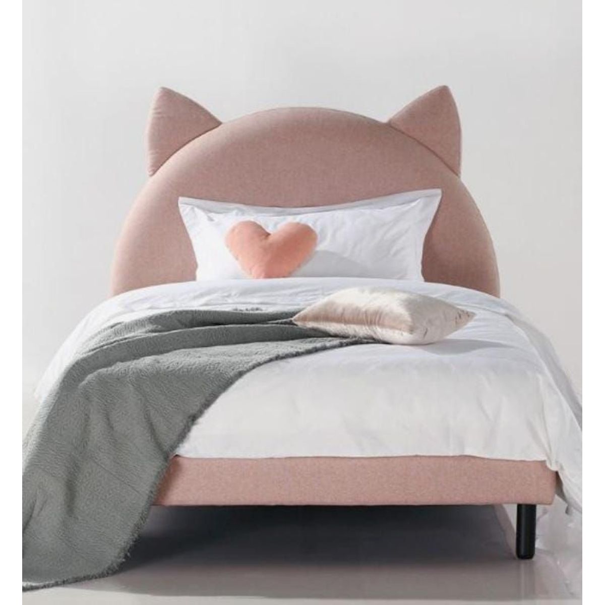 GENERICO - Cama Kitty Cat 1.5 Plaza - Palo Rosa