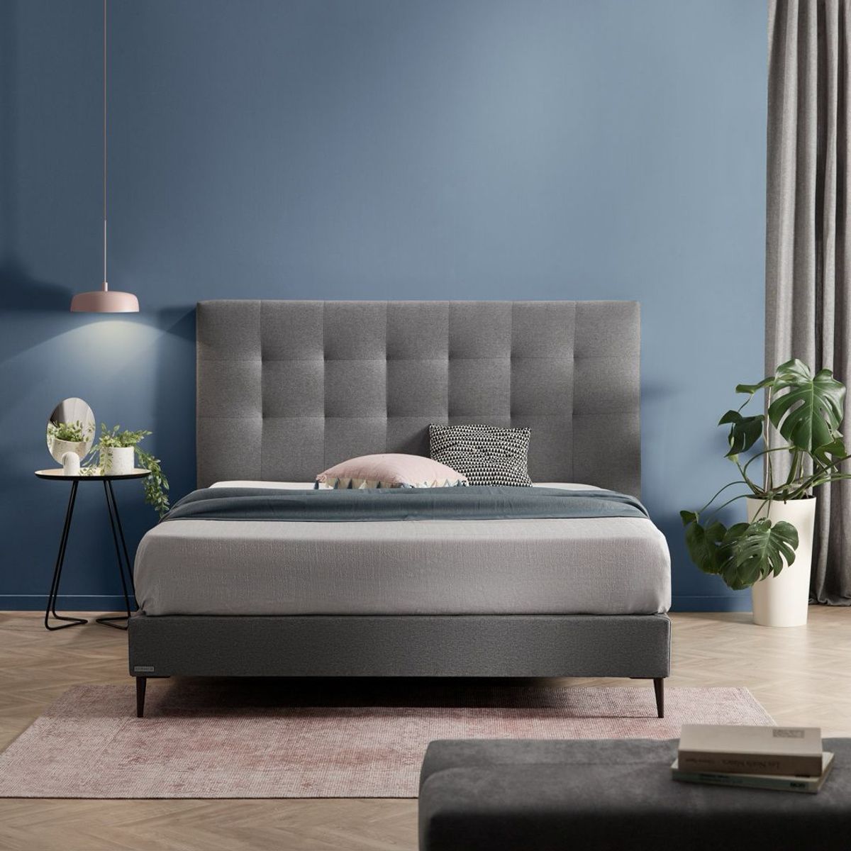 GENERICO - Cama Paris Queen - Plomo