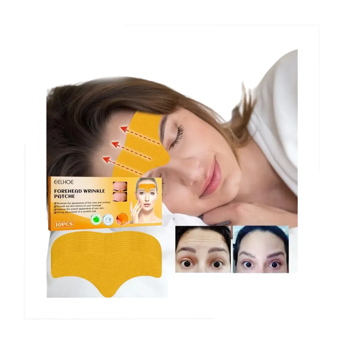 OEM - Parches Antiarrugas  Caja x10 parches