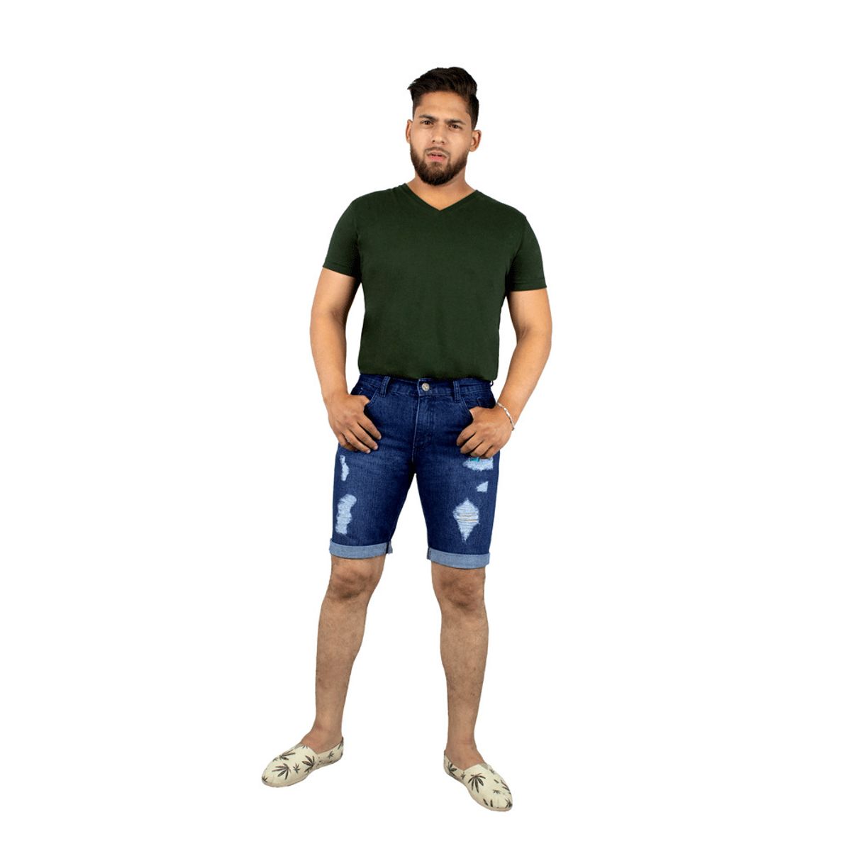 ZOHAR - Bermuda para hombre - Piero Snaax - Stone Wash