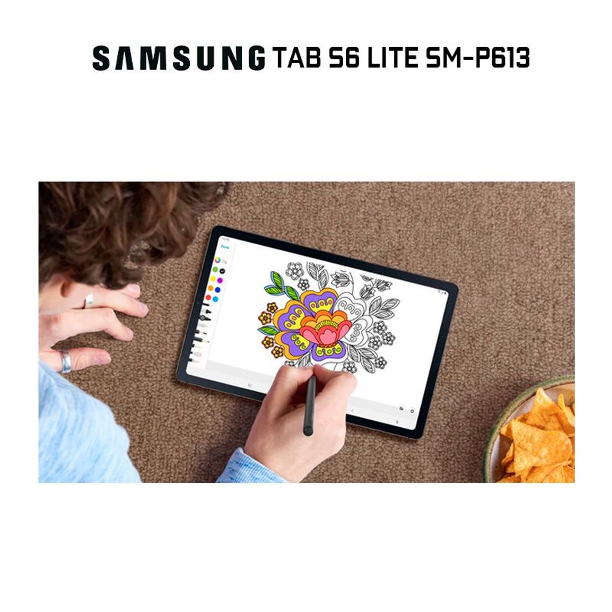 SAMSUNG - Tablet Samsung Galaxy Tab S6 Lite M-P613NZALPEO 104” 64Gb 4Gb Ram Wi-Fi S-Pen Gris