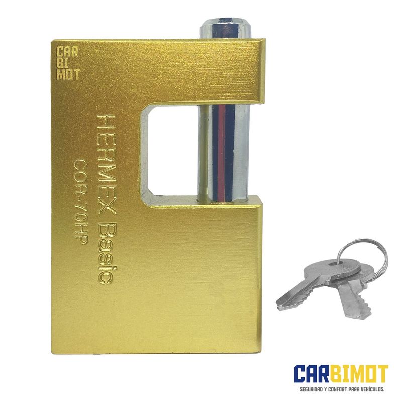 HERMEX - CANDADO CERRADURA  ANTICIZALLA  ANTIPALANCA JUMBO J70