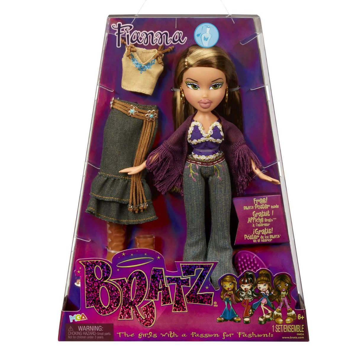 MGA ENTERTAINMENT - Muñeca Fianna Bratz con Accesorios